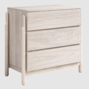 Wichita Wooden Chest Of 3 Drawers In White Wash Oak